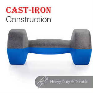 פלסטיק צבעוני טבל משקולות נשים ציוד כושר הביתה כושר גופני משקולות משושה - Product Image 5