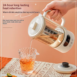 Bouilloire Électrique Portable Mini pour Thé, Pot de Santé, Bouilloire de Voyage Individuelle, Infuseur Automatique pour Soupe de Nid d'Oiseau, Idéale pour le Bureau - Product Image 3