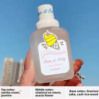 Vente en gros usine – Nouveau parfum corporel longue durée pour étudiants, motif ours, pour filles, avec senteur pêche – Mini parfums originaux