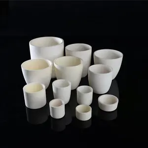 مختبر سينتايرون درجة حرارة عالية بمادة الألومينا اسطوانة سيراميك صليبية لإذابة - Product Image 1