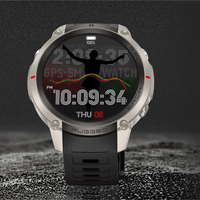 Montre connectée robuste DM59 GPS avec suivi d'activité, baromètre + altimètre + boussole, fréquence cardiaque, montre intelligente homme, étanche 5ATM