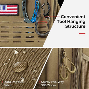 Échantillon gratuit en gros Sac étanche à roulement supérieur de 35 L Nouveau sac à dos imperméable pour kayak, chasse et pêche, escalade - Product Image 3