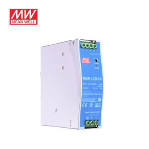แหล่งจ่ายไฟแบบราง Din Mean Well NDR-120-12/24/48 กำลังไฟ 120 วัตต์ แบบขาออกเดี่ยว สำหรับระบบอัตโนมัติในอุตสาหกรรม - Product Image 5