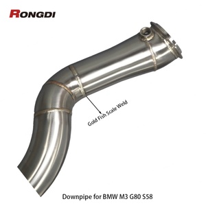 ท่อดาวน์ไปป์สแตนเลส 304 สำหรับ BMW M3 G80 M4 G82 S58 3.0t ปี 2021-2024 จากโรงงานโดยตรง - Product Image 6