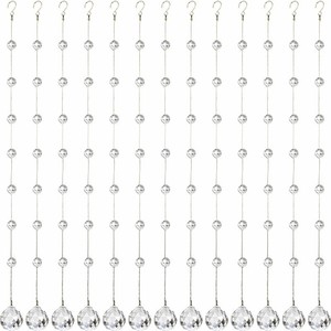 Decorazioni per Sale Matrimoni, Tende di Perline di Cristallo Decorative <span class=keywords><strong>da</strong></span> Soffitto, Drappeggi con Pendenti in <span class=keywords><strong>Vetro</strong></span> per Matrimoni - Product Image 2