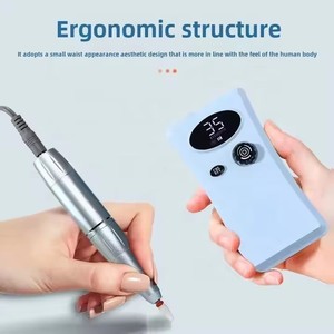 Portable <b>Nail</b> Polishing Machine Tool Professional Rechargeable 35k RPM Electric <b>Nail</b> Polisher with Display Screen - Product Image 6
