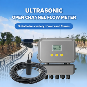 Débitmètre à canal ouvert Débitmètre à ultrasons à zone variable DC24v Capteur de débit à canal ouvert pour rivière - Product Image 3