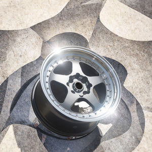 <span class=keywords><strong>ล้อ</strong></span>อัลลอยด์อลูมิเนียมหล่อแบบ5ก้านขนาด17-18นิ้ว<span class=keywords><strong>ล้อ</strong></span>แม็กสีเงินขาวดำขนาด25มม. และ100มม. PCD - Product Image 3