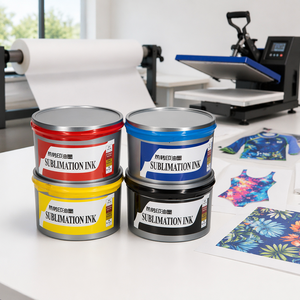 Encre de sublimation personnalisée OEM pour maillots de bain, vêtements de sport, tapis de souris, tasses, textiles en polyester, impression offset, encre de transfert - Product Image 3