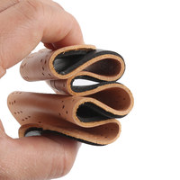 Semelles en cuir de vache respirantes et absorbant la sueur, semelles de chaussures en latex absorbant les chocs