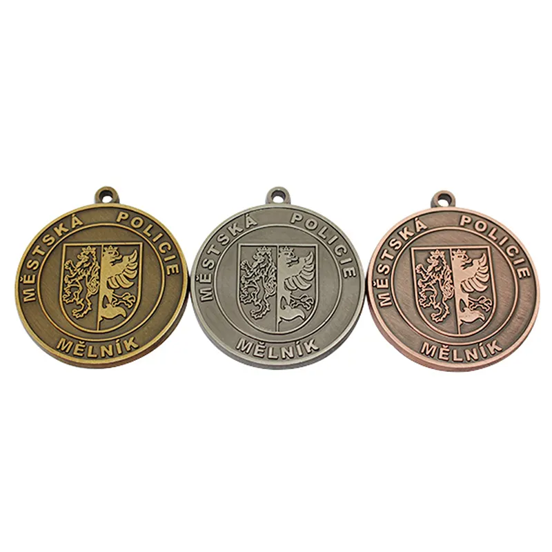 Medaglia di metallo sportivo con il nastro trofeo di calcio americano trofei e premi di Golf medaglione personalizzato di Design del fornitore
