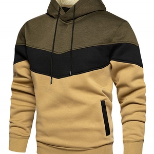 Sweat-shirts à capuche surdimensionnés pour hommes, brodés, avec cordon de serrage, manches longues, en polaire, avec poches - Product Image 3