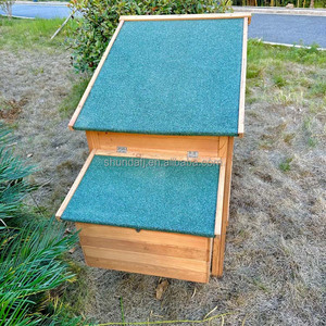 SDC014 Modern Luxury Eco-Friendly Wooden Villa Pet House Outdoor Print Pattern Horizontal <b>Sliding</b> Closure <b>Large</b> Chickens All - Product Image 4