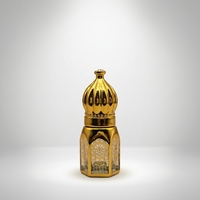 Bouteilles Tola Vides Personnalisables en Or Électroplaqué, Forme Cage à Oiseaux, 3ml, 6ml, 12ml, pour Huile de Parfum Attar avec Bille Applicatrice