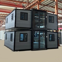 Maisons préfabriquées modulaires modernes en conteneurs maritimes, mini-maisons préfabriquées pour magasins, prix d'usine 20/30/40 pieds