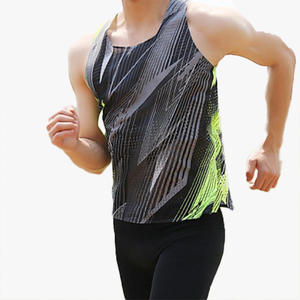 Débardeur de sport respirant en maille pour homme, idéal pour la course en extérieur et le marathon - Product Image 6