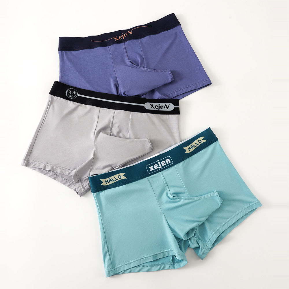 2(x)ist Men’s Retro Micro No-Show Trunk Underwear – Moisture-Wicking, Contour Pouch, Logo Waistband, Multipack
