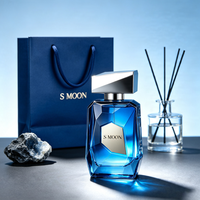 Vente en gros de flacons de parfum en verre transparent de haute qualité, 30 ml, 50 ml, 100 ml, flacons de parfum en verre vides personnalisables