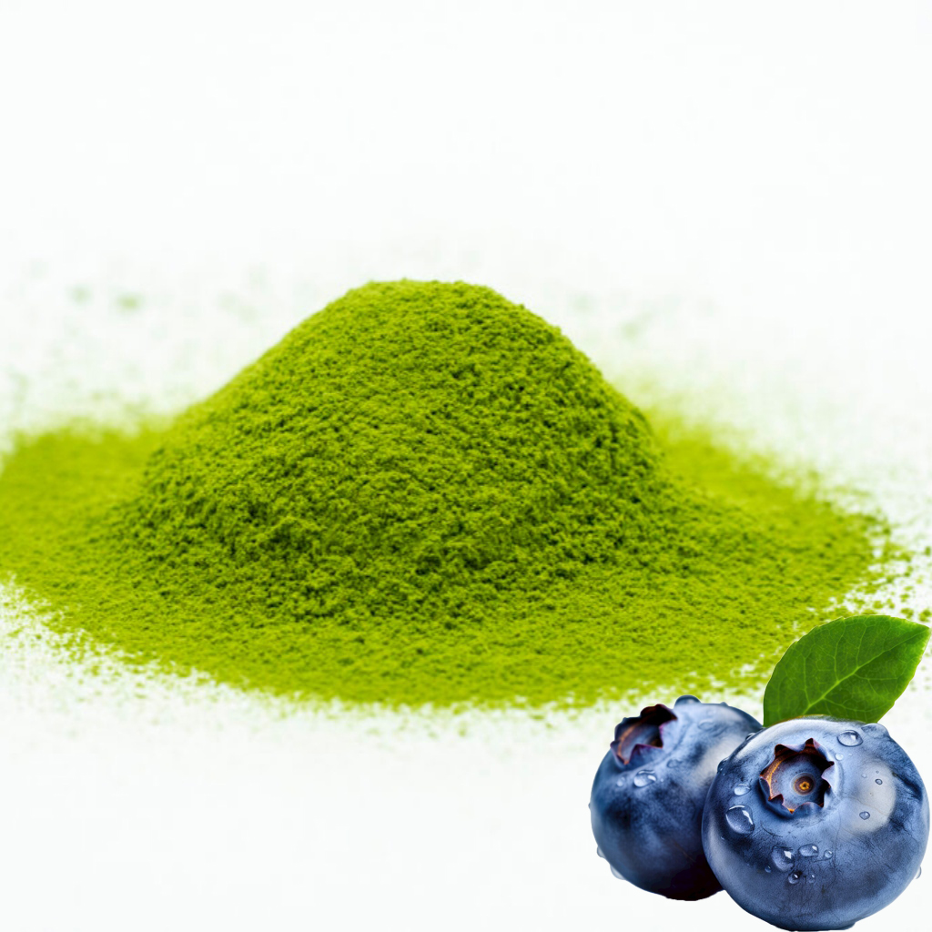 Премиум церемониальный сорт органический Черничный ароматизатор Matcha зеленый чай порошок оптом Саше/бутылка для похудения USDA оздоровительный напиток