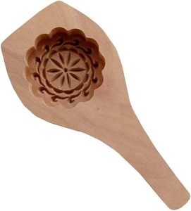 Molde de Madera Tallado a Mano para Pastel Lunar del Festival de Medio Otoño, Herramientas para Hornear Pastel Lunar con Diseño Floral, Molde 3D para Galletas - Product Image 1