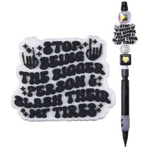 Cuentas Decorativas de Silicona con Diseño de Estrellas del Pop, Taylor, <span class=keywords><strong>Karol</strong></span> <span class=keywords><strong>G</strong></span>, Selena, para Bolígrafos, Estilo Occidental, Nueva Moda - Product Image 4