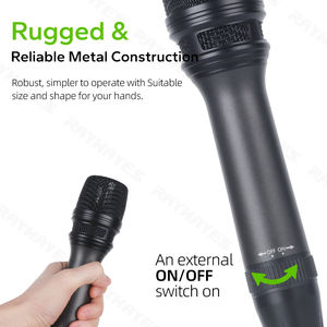 Microphone dynamique filaire supercardioïde portable en métal de haute qualité pour conférence, gaming, mixeur audio XLR, haut-parleur et chant à domicile - Product Image 3