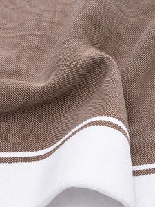 Toalla de Baño de Bambú Color Mocha Marrón, Textura Tejida, Borde Blanco, Suave, Absorbente, Secado Rápido, para Spa, Hotel, Gimnasio, Viajes, Hogar - Product Image 4