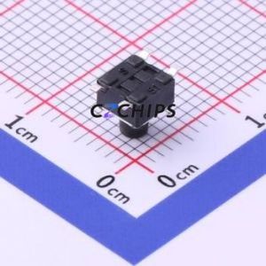 TS-1009S-AR05516 Tactile Switch SMD-4P,4.5x4.5mm Switch Single Pole Single Throw Round Button 1.6N Vertical Mount - Product Image 2