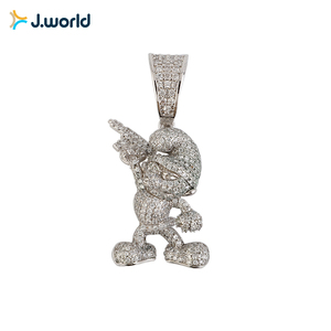 Collana In Argento Sterling Pendente di Fascino dei monili Del Fumetto di <span class=keywords><strong>Smurfs</strong></span> Del Pendente - Product Image 2
