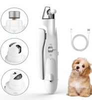 Coupe-ongles pour animaux de compagnie avec lumière LED pour chien et chat, coupe-ongles rechargeable, outil de toilettage sûr et professionnel, coupe-ongles