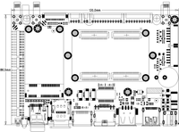 Open Source ARM RK3568 Module électronique d'ordinateur à carte unique et carte de développement avec Linux Android RK3568 SoM Android