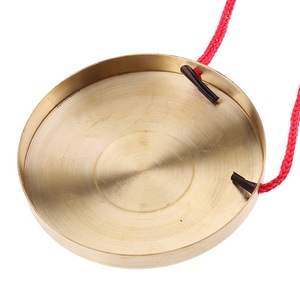 Jouet musical gong à main pour enfants, mini gongs en <span class=keywords><strong>cuivre</strong></span> de 4 pouces, <span class=keywords><strong>instrument</strong></span> de <span class=keywords><strong>percussion</strong></span> Orff - Product Image 4