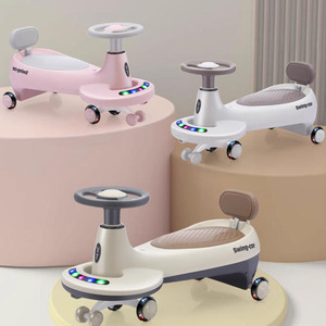 Voiture à bascule pour enfants, jouet pour enfants de 3 à 6 ans, avec lumières musicales, roues pivotantes, pour jouer à l'intérieur et à l'extérieur - Product Image 5