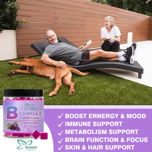 เยลลี่วิตามินคอมเพล็กซ์ที่มีศักยภาพพิเศษสำหรับอารมณ์พลังงานภูมิคุ้มกันสนับสนุนรสชาติองุ่นเยลลี่ B2วิตามินที่เป็นมิตรกับมังสวิรัติ - Product Image 4