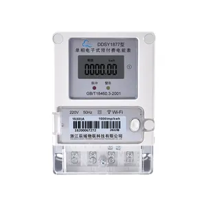 4G Single Phase Suspension Smart Electric Sub Meter DDSY1877 for Rental House and Apartamemt 220V