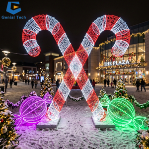 Experiencias Inmersivas de Esculturas Luminosas Navideñas, Luces Festivas Personalizadas de Santa Claus para Parques Temáticos y <span class=keywords><strong>Destinos</strong></span> Turísticos - Product Image 3