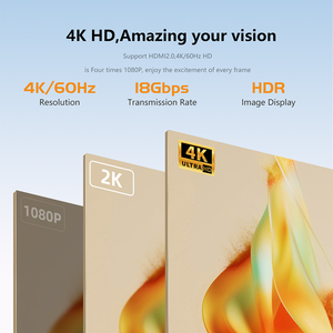 USB Tipo-C a HD-Compatible 2,0 Cable adaptador magnético 4K60Hz UHD Convertidor hembra a macho para <span class=keywords><strong>Samsung</strong></span> TV - Product Image 5