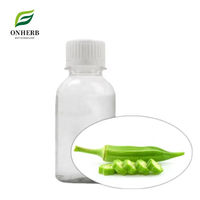 Fournisseur d'usine, extrait d'okra 100% naturel, liquide, extrait d'Abelmoschus Esculentus, essence liquide, qualité cosmétique