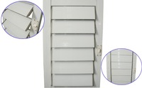 Volet à lamelles en aluminium TOMA Safe, lamelles réglables verticalement, volet à lamelles en aluminium fonctionnel
