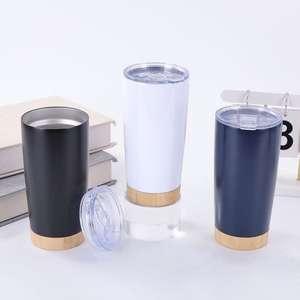 Vaso de Acero Inoxidable de 20 oz, Taza de Viaje con Aislamiento al Vacío de Doble Pared, con Tapa Deslizante y Base de Corcho - Product Image 4