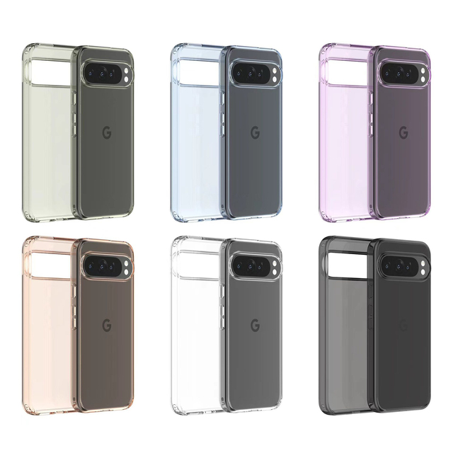 Not Yellowing Hard PC Cover TPU Frame Mobile Accessories for Google Pixel 9 Pro Case Shockproof Phone Cases for Google 8 Pro 7