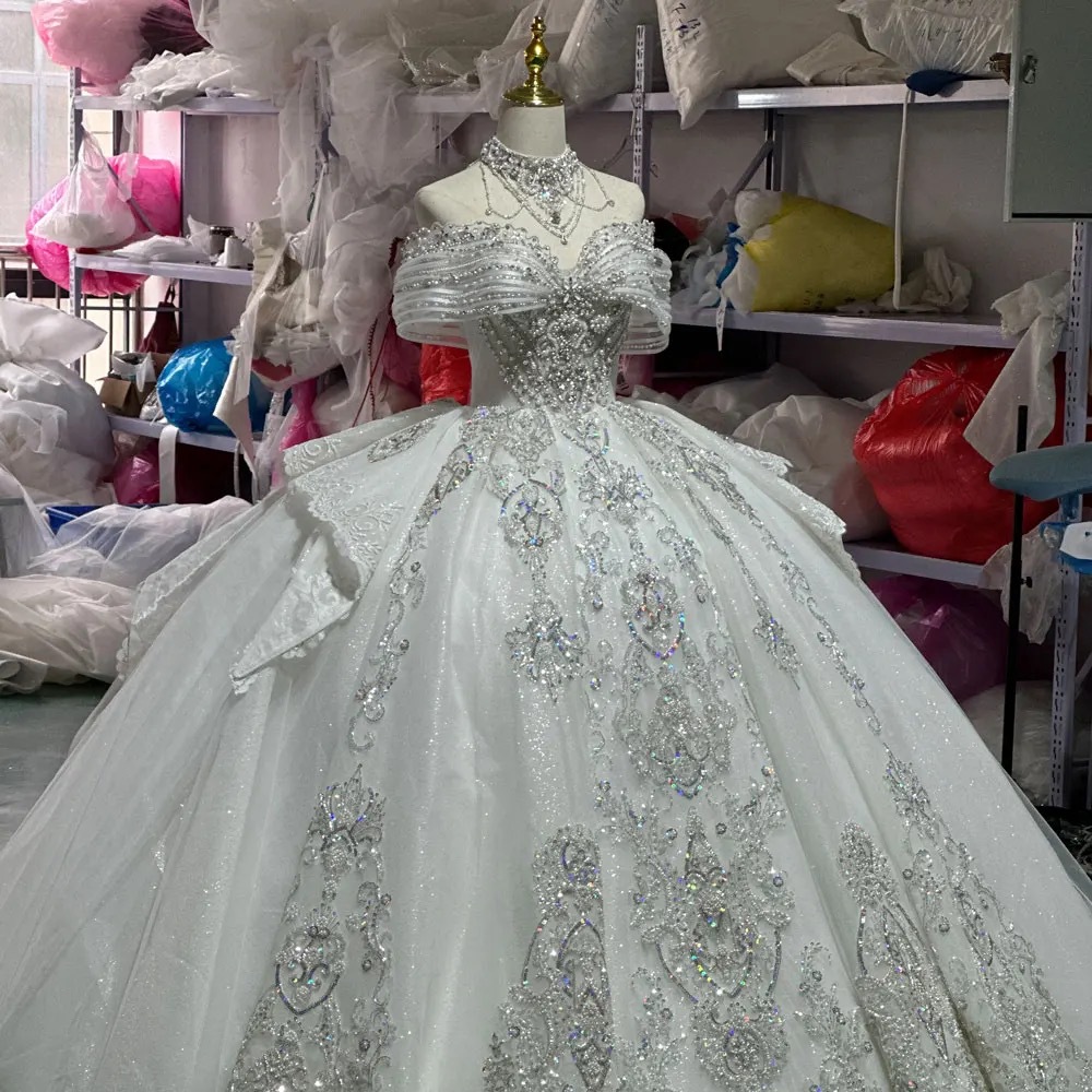 open lace back dress White Korean Wedding Hanbok | High-End Princess Dress
