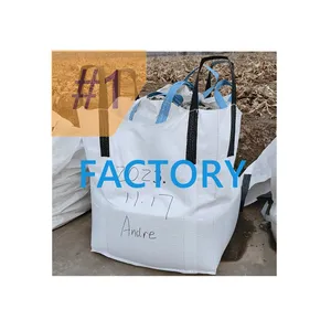 Fabrika fiyat çin plastik Pp bölme Fibc büyük geri dönüşüm Jumbo çanta 500kg 1000kg 1500kg 2000kg taşınabilir un Pp dokuma çanta