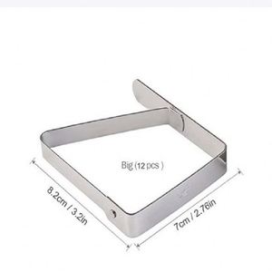 Best Seller Stainless Steel Silver Thickened Strong Table Cover Cloth <b>Clip</b> Tablecloth <b>Clamp</b> Holder - Product Image 3