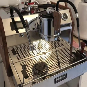 MILESTO EM-40 Moderna Cafetera Espresso Comercial Semiautomática con Doble Caldera de 9 Bares y Control de Temperatura PID para el Hogar - Product Image 1