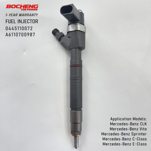 Inyector Diesel Common Rail 0445110072 A6110700987, Boquilla de Bomba de Inyección de Combustible para Mercedes-Benz Sprinter Vito C220 E270 CDI - Product Image 1
