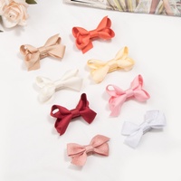Barrette à cheveux pour fille style Little Red Book, nœud doux vintage, feuille torsadée, accessoire de coiffure pour enfant, épingle à cheveux rouge en tissu faite à la main