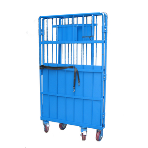 अच्छी कीमत 500 किलोग्राम भारी शुल्क औद्योगिक उपयोग मंच फोल्डेबल ट्रॉली के साथ फोल्डेबल ट्रॉली - Product Image 5