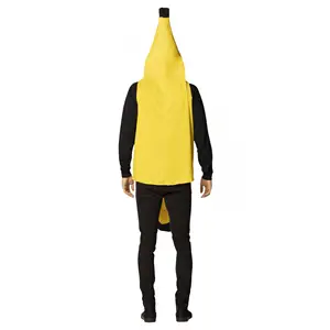 Banana Costume For Unisex Adult Deluxe Halloween Dress Up For Party Role Play Outdoor Activity