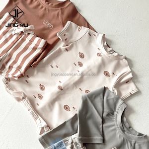 Wholesale Custom Print Two Piece Kids Bathing Suit Swimsuit for Kids Swimwear Toddler Swimsuits Baby Swimwear High Quality - Product Image 5